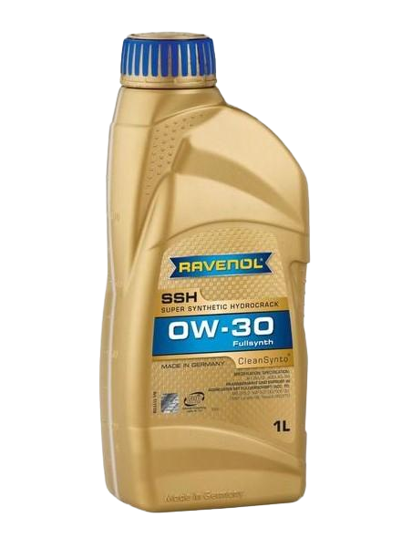 Моторное масло Ravenol Super Synthetic Hydrocrack SSH SAE 0W-30, 1л